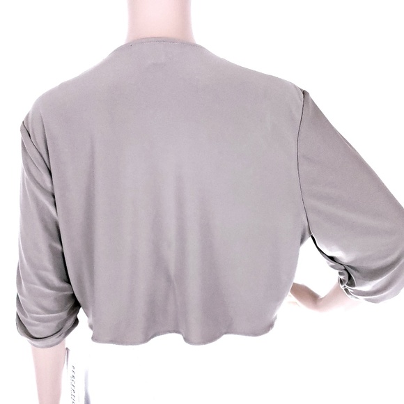 Perceptions Women Top Cardigans Cover 1/2 Sleeves Size PXL - NWT - Picture 4 of 6